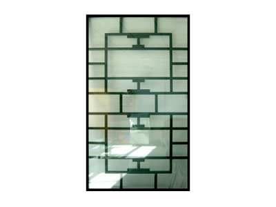 中古式格條裝飾節(jié)能玻璃